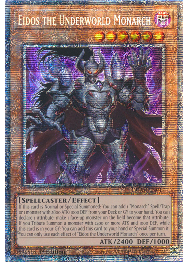 Eidos the Underworld Monarch (Starlight Rare 1st Edition)