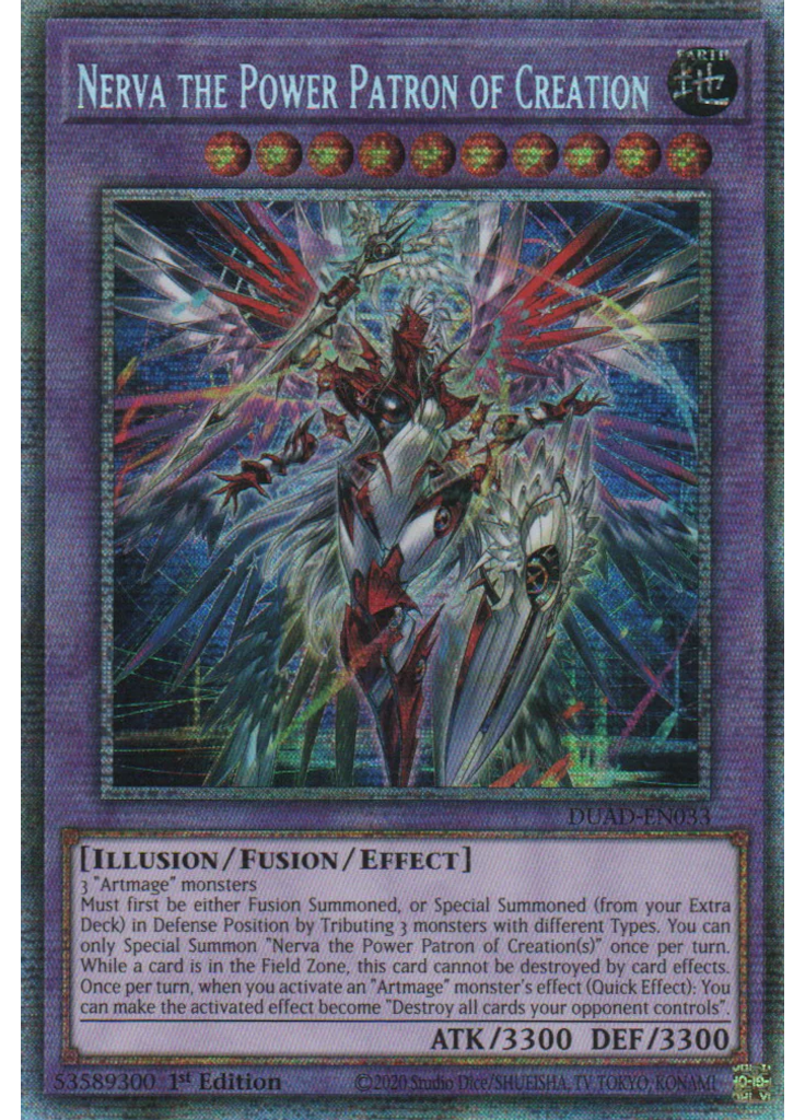 Nerva the Power Patron of Creation (Starlight Rare 1st Edition)