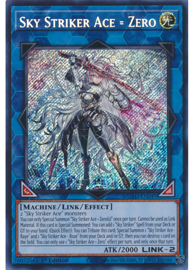 Sky Striker Ace = Zero