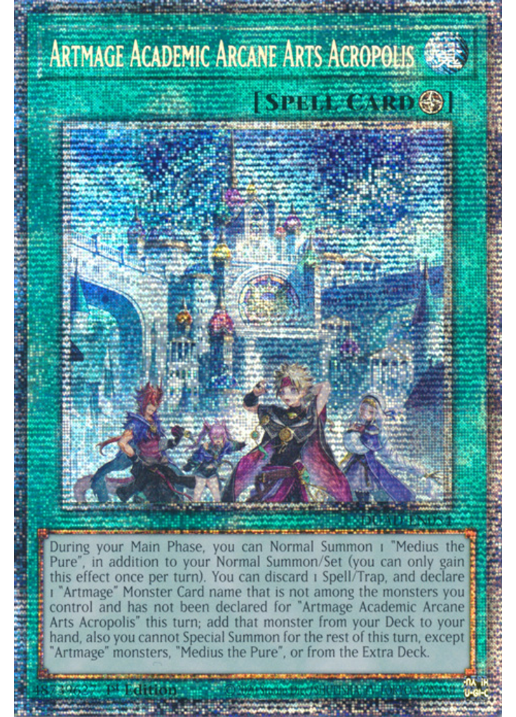 Artmage Academic Arcane Arts Acropolis (Starlight Rare 1st Edition)