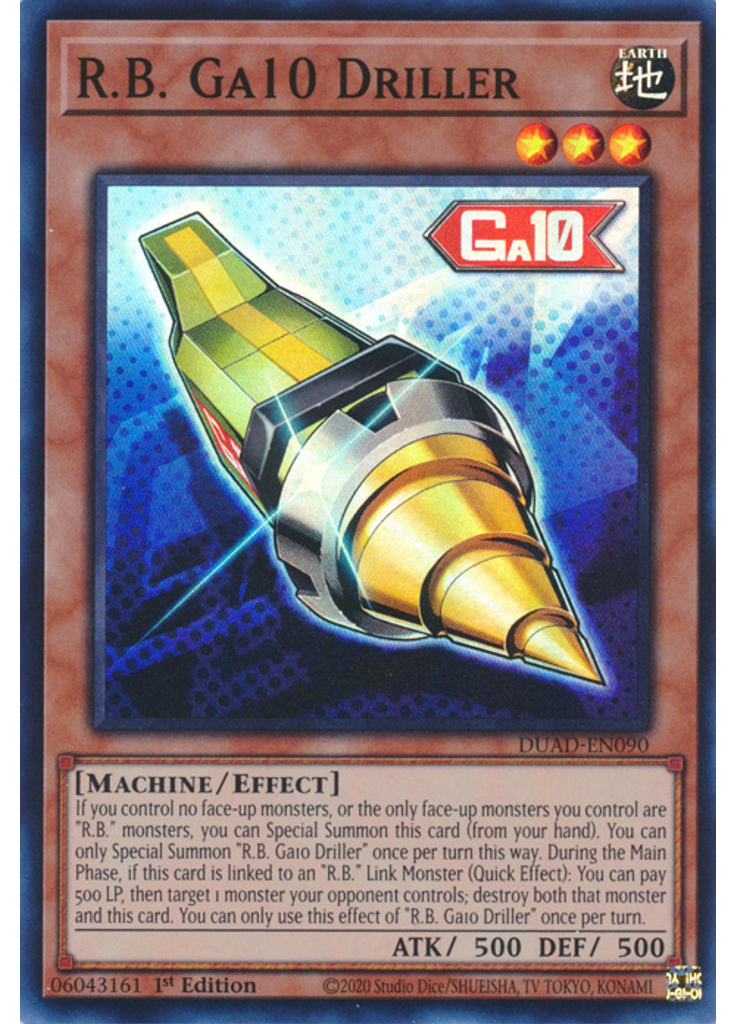 R.B. Ga10 Driller