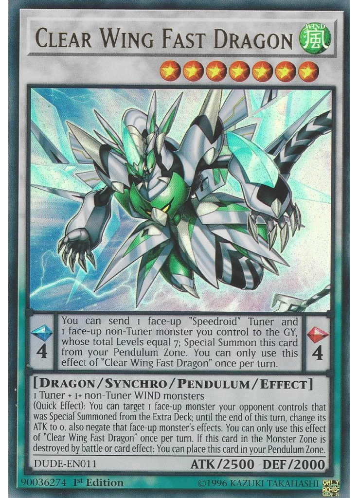 Clear Wing Fast Dragon