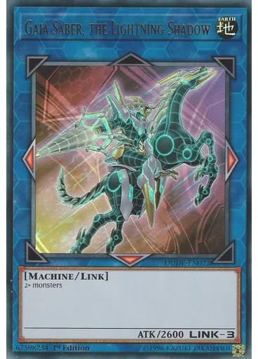 Gaia Saber, the Lightning Shadow