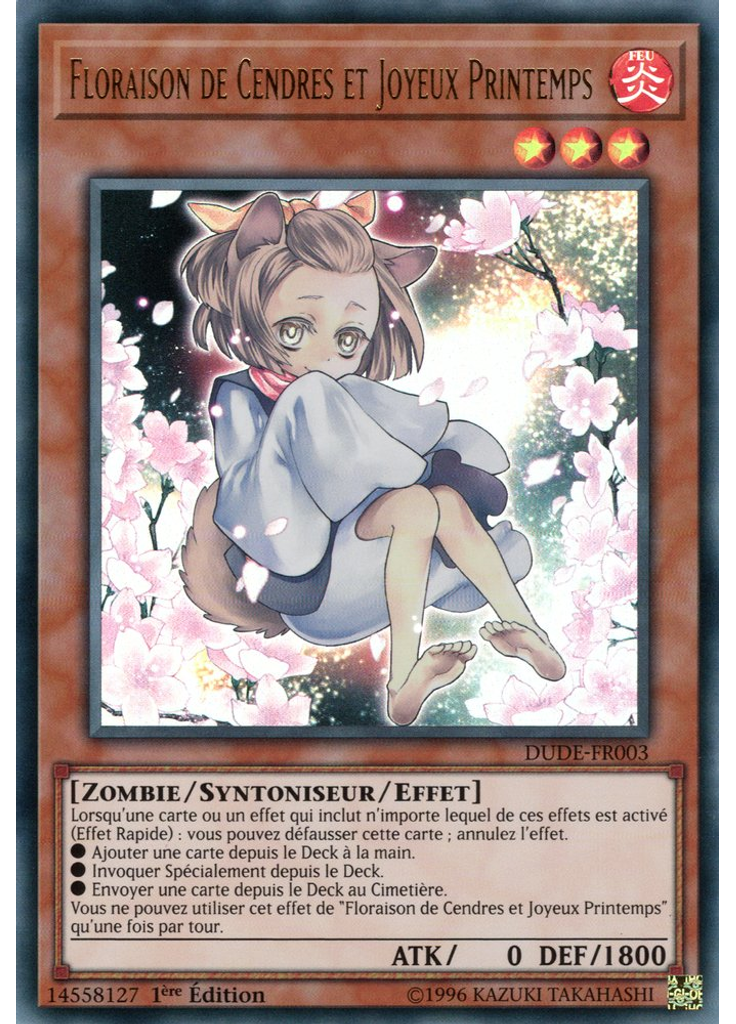 Floraison de Cendres et Joyeux Printemps