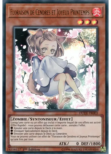 Floraison de Cendres et Joyeux Printemps