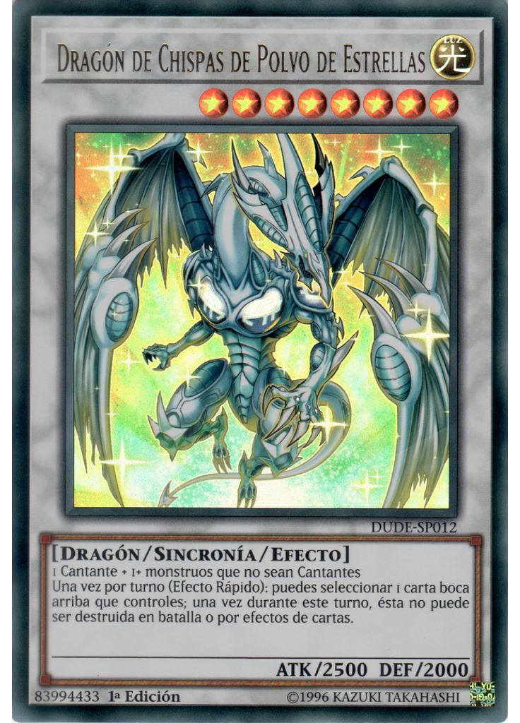Dragón de Chispas de Polvo de Estrellas