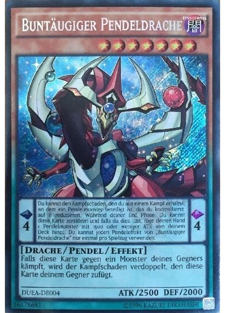 Buntäugiger Pendeldrache (Secret Rare Unlimited)