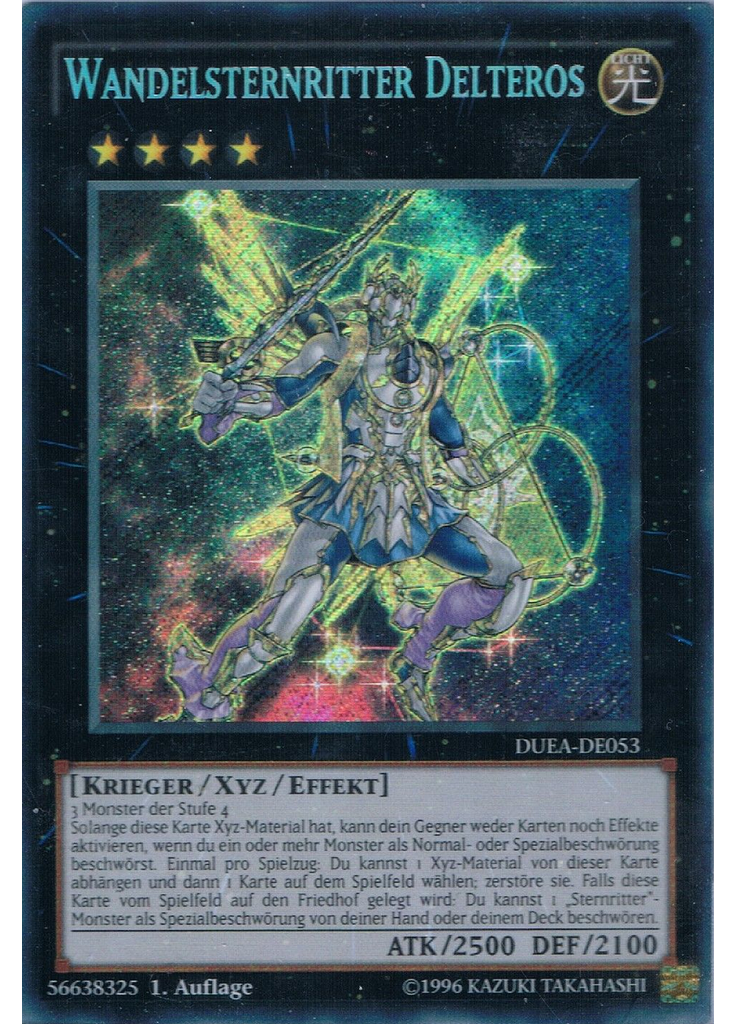 Wandelsternritter Delteros (Secret Rare 1st Edition)