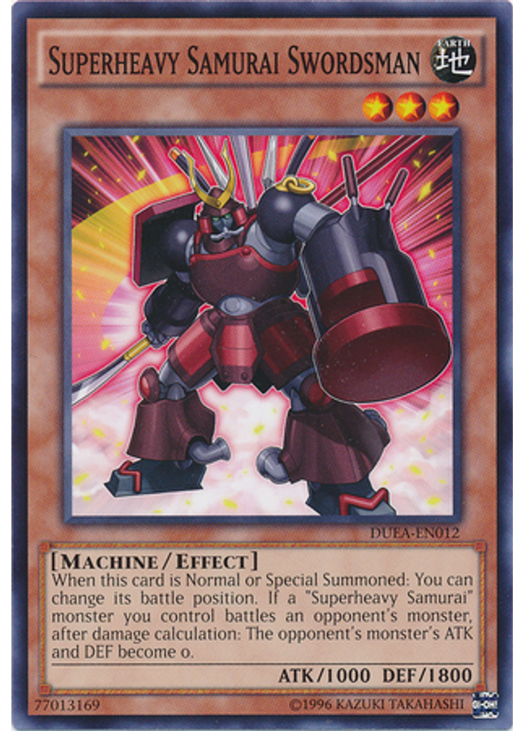 Superheavy Samurai Swordsman (Common Unlimited)