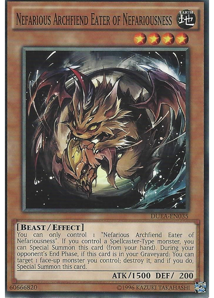 Nefarious Archfiend Eater of Nefariousness (Common Unlimited)