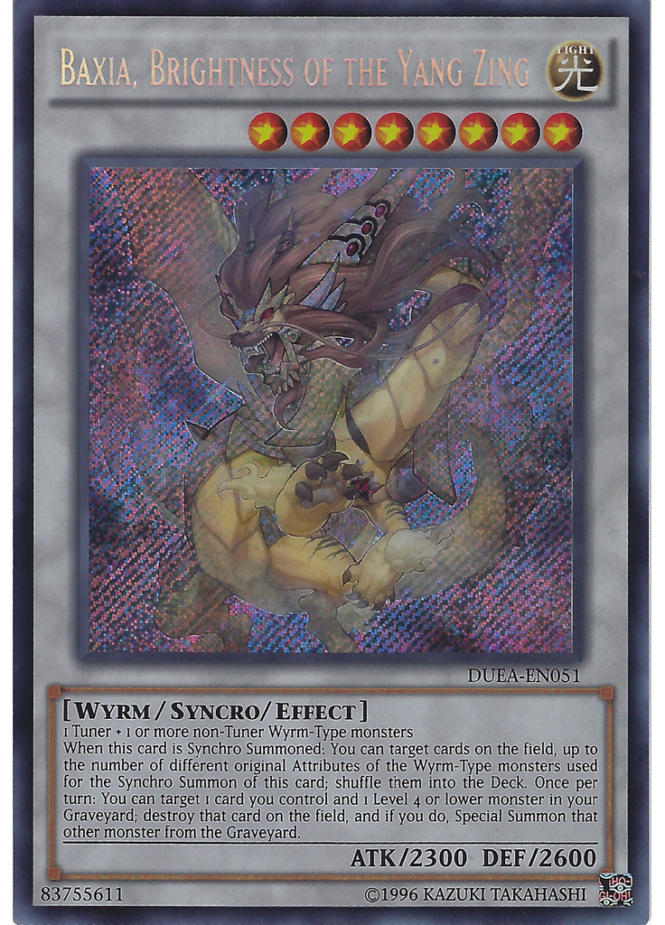 Baxia, Brightness of the Yang Zing (Secret Rare Unlimited)