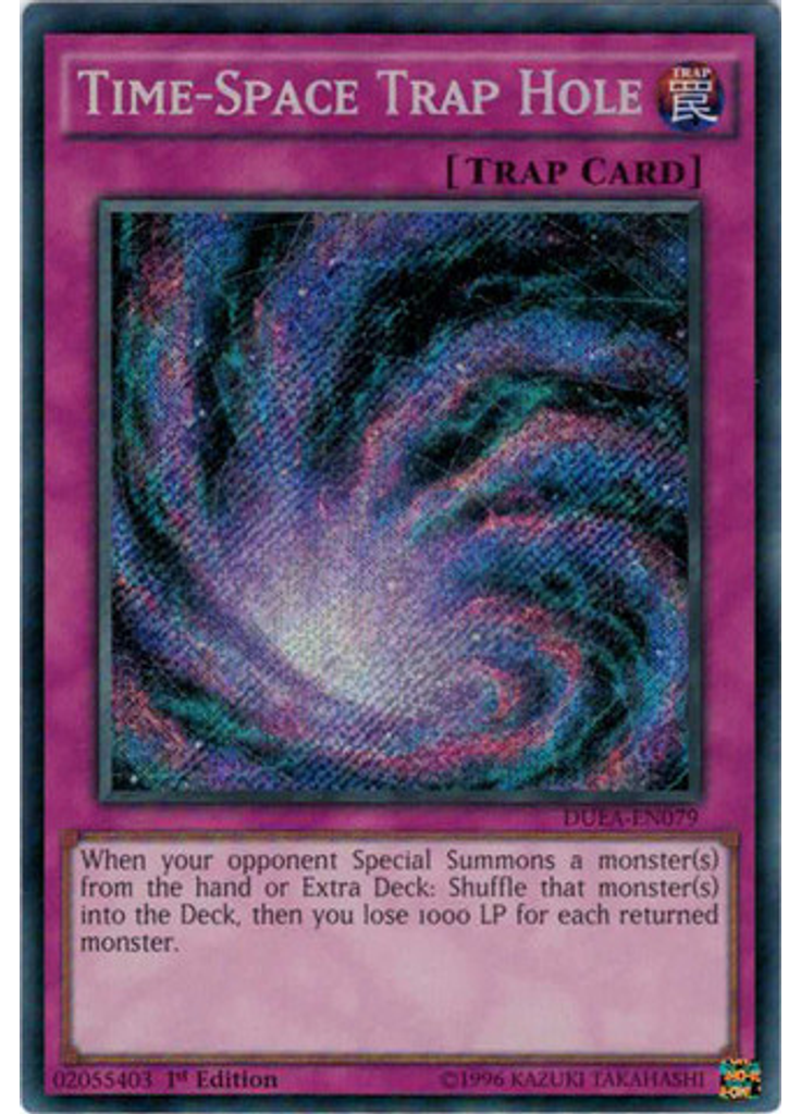 Time-Space Trap Hole