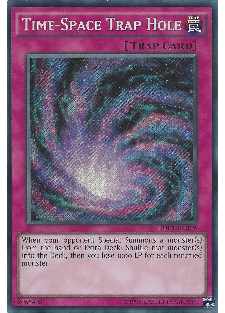 Time-Space Trap Hole (Secret Rare Unlimited)