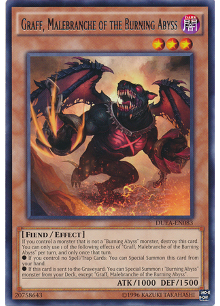 Graff, Malebranche of the Burning Abyss (Rare Unlimited)