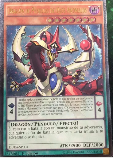 Dragón de Péndulo de Ojos Anómalos — Alianza de Duelistas