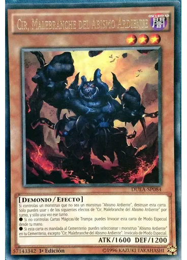 Cir, Malebranche del Abismo Ardiente — Alianza de Duelistas