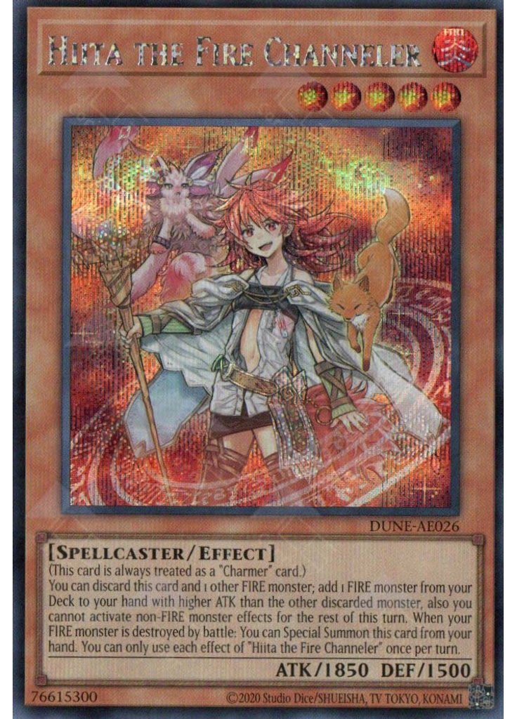 Hiita the Fire Channeler (Secret Rare Unlimited)