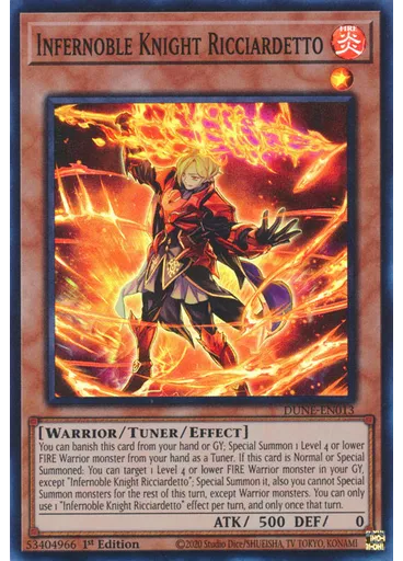 Infernoble Knight Ricciardetto — Duelist Nexus