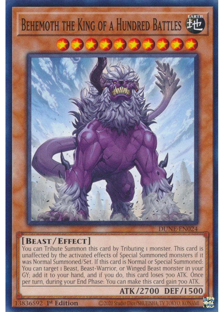 Behemoth the King of a Hundred Battles