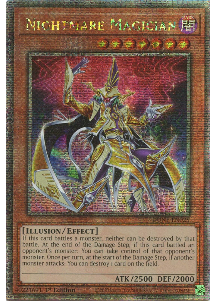 Nightmare Magician (Quarter Century Secret Rare 1st Edition)