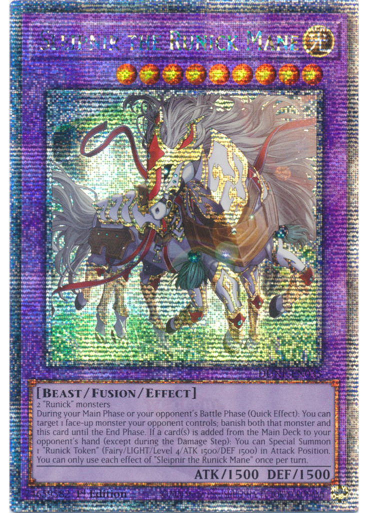 Sleipnir the Runick Mane (Quarter Century Secret Rare 1st Edition)