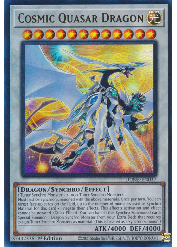 Cosmic Quasar Dragon
