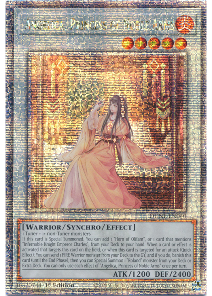 Angelica, Princess of Noble Arms (Quarter Century Secret Rare 1st Edition)