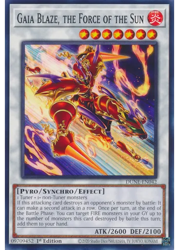 Gaia Blaze, the Force of the Sun