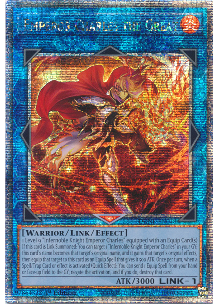 Emperor Charles the Great (Quarter Century Secret Rare 1st Edition)