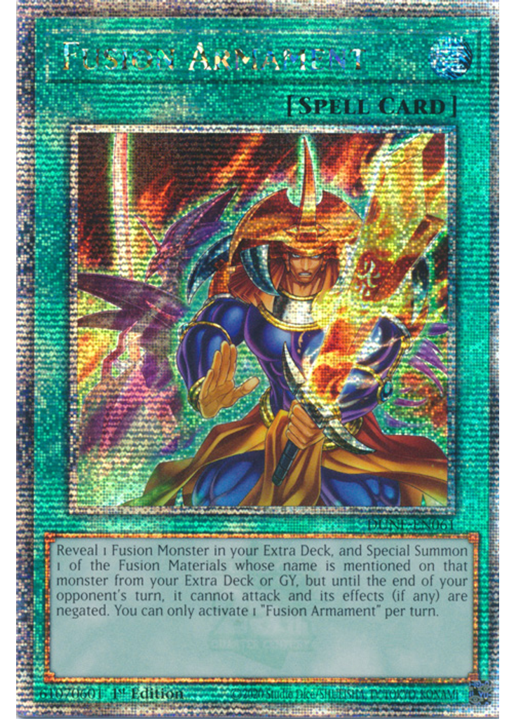 Fusion Armament (Quarter Century Secret Rare 1st Edition)