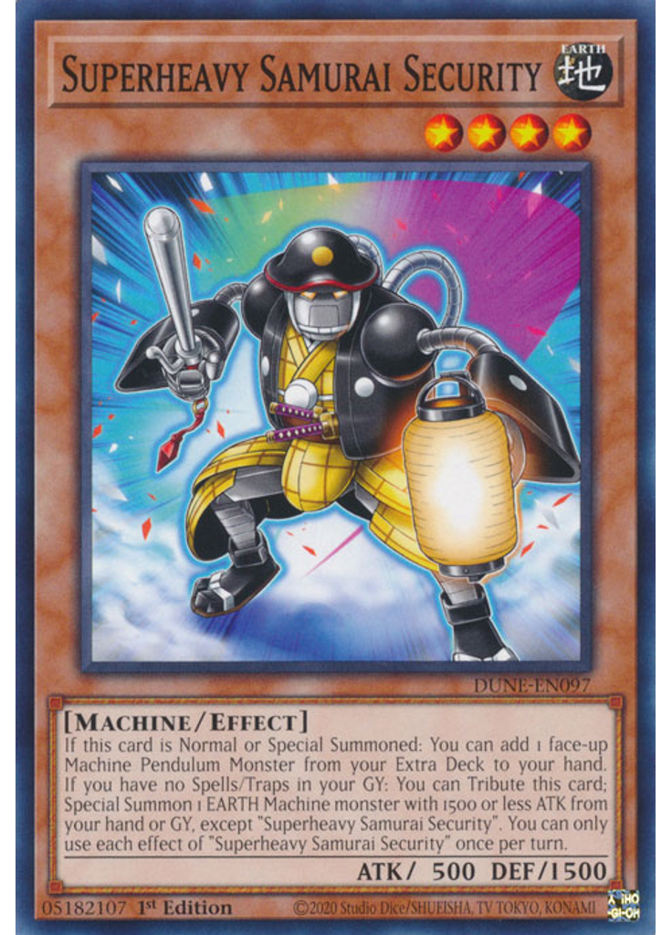 Superheavy Samurai Security