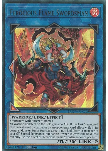 Ferocious Flame Swordsman