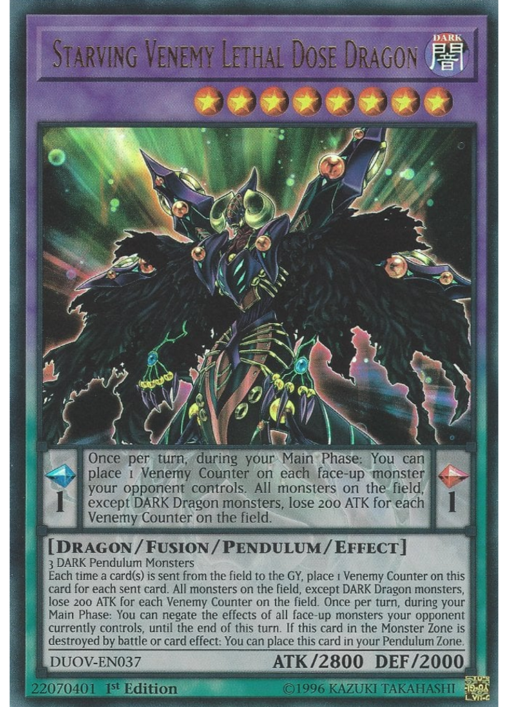 Starving Venemy Lethal Dose Dragon