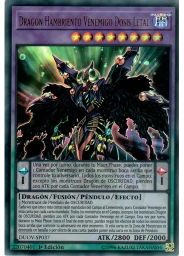 Dragón Hambriento Venemigo Dosis Letal