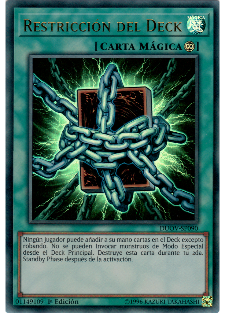 Restricción del Deck