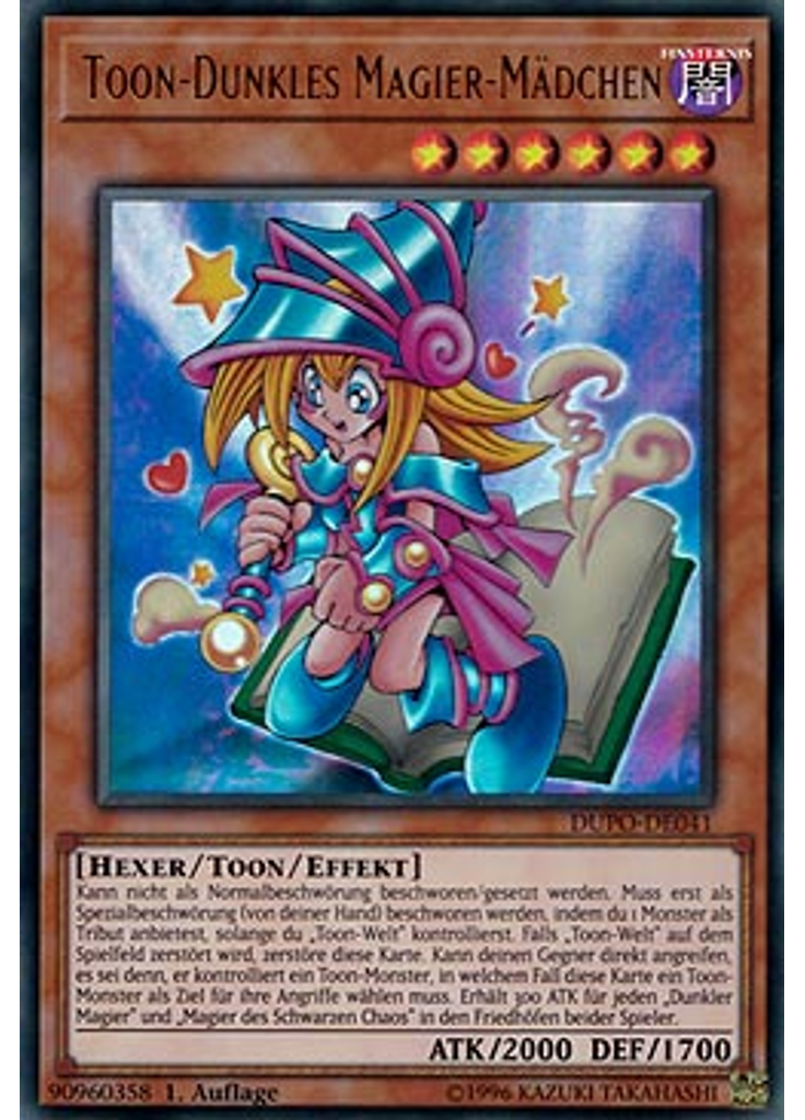 Toon-Dunkles Magier-Mädchen