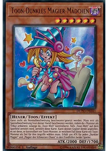 Toon-Dunkles Magier-Mädchen