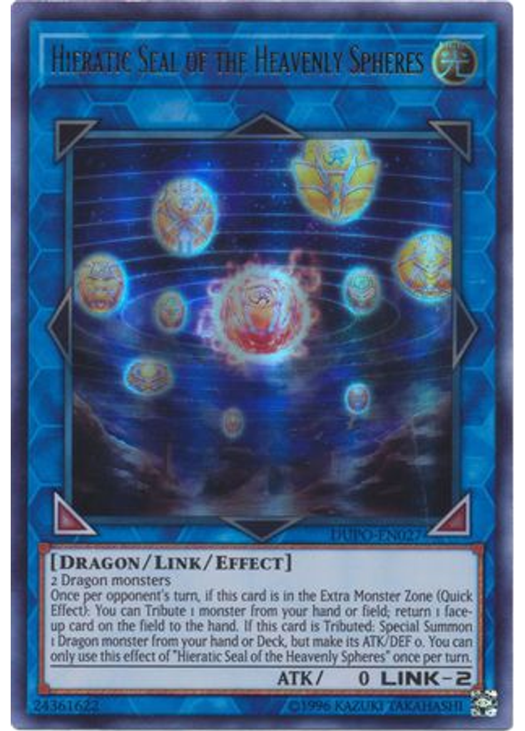 Hieratic Seal of the Heavenly Spheres (Ultra Rare Unlimited)