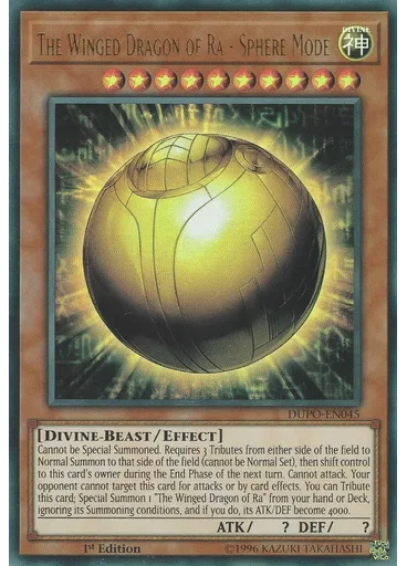 The Winged Dragon of Ra - Sphere Mode