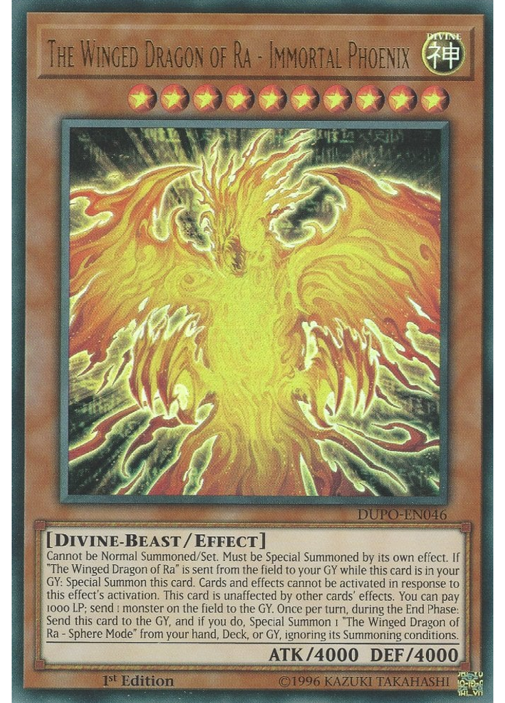 The Winged Dragon of Ra - Immortal Phoenix