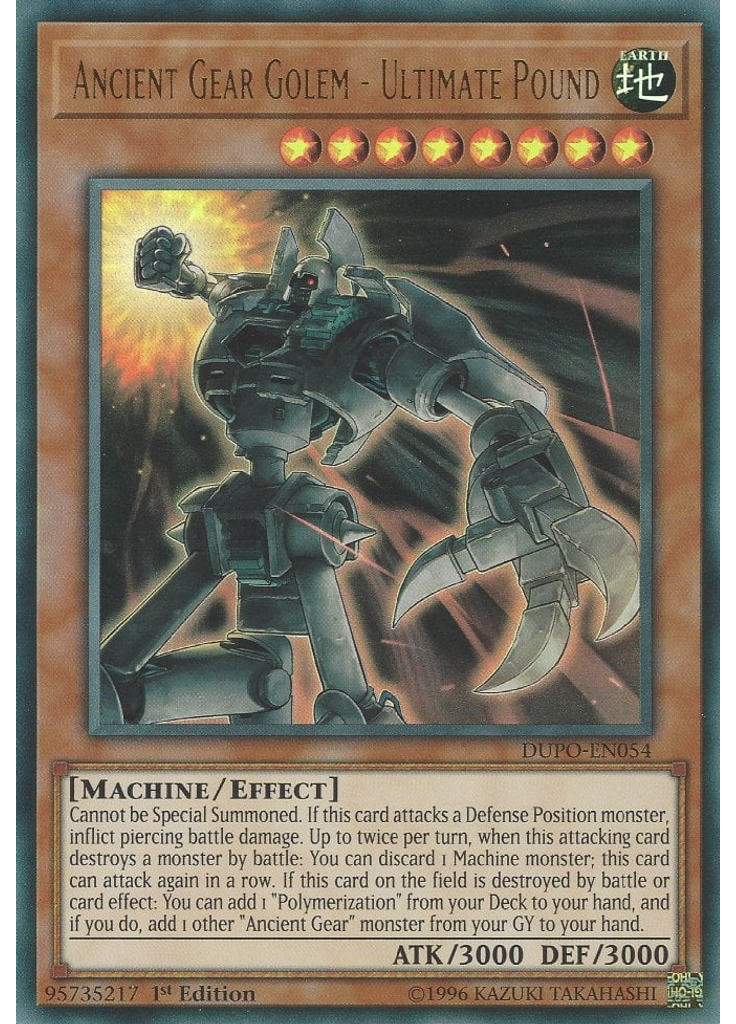 Ancient Gear Golem - Ultimate Pound