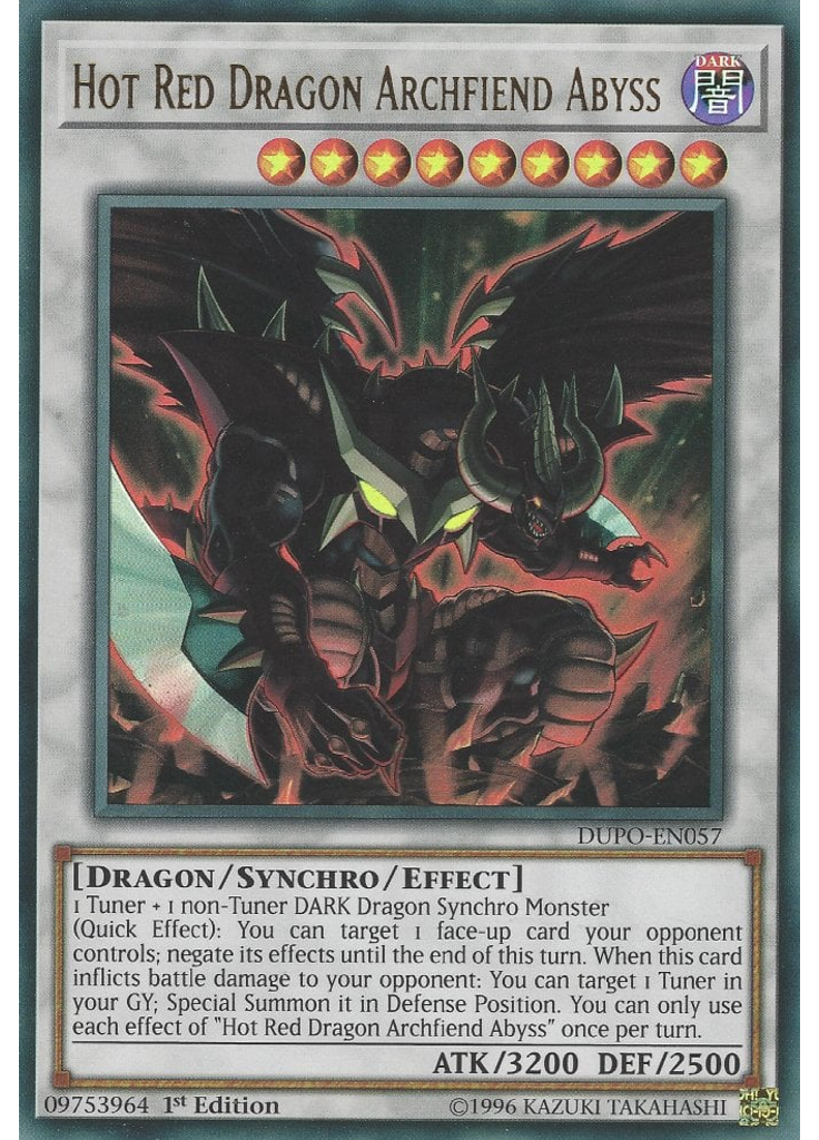 Hot Red Dragon Archfiend Abyss