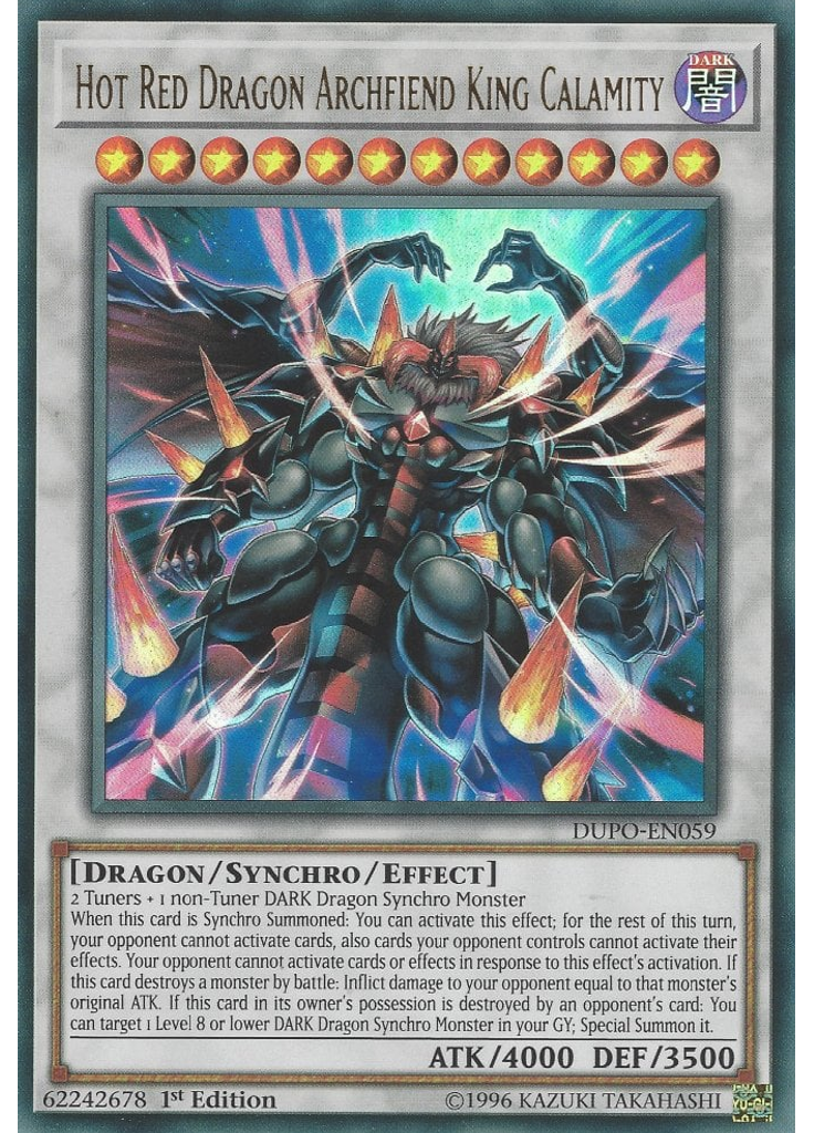 Hot Red Dragon Archfiend King Calamity