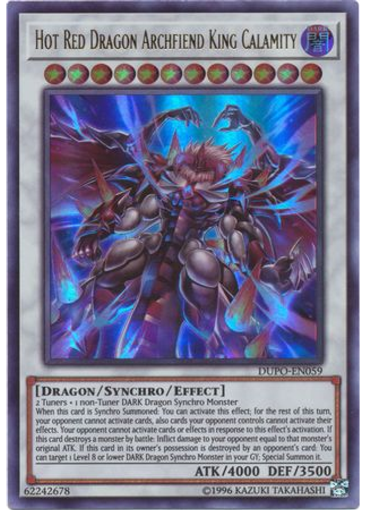 Hot Red Dragon Archfiend King Calamity (Ultra Rare Unlimited)