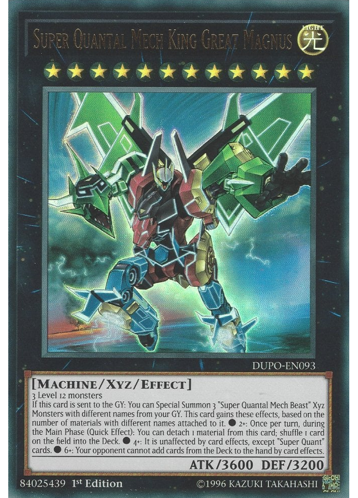Super Quantal Mech King Great Magnus
