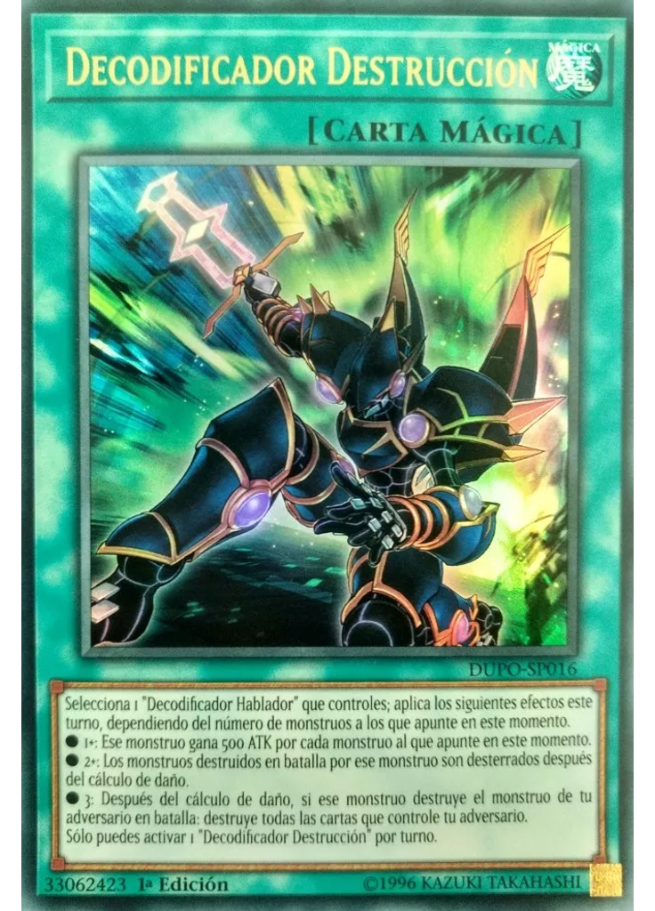 Decodificador Destrucción