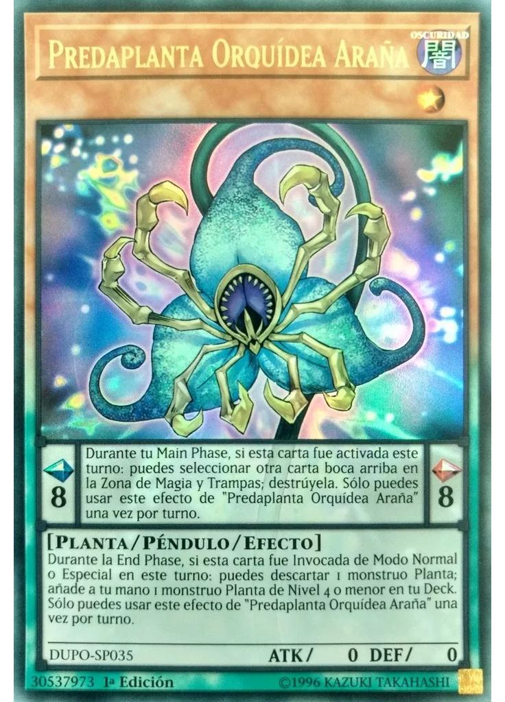 Predaplanta Orquídea Araña