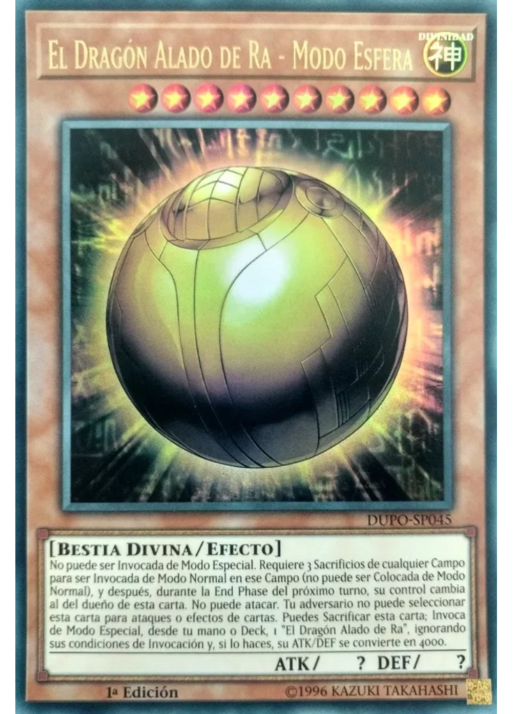 El Dragón Alado de Ra - Modo Esfera