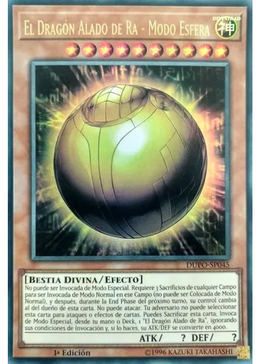 El Dragón Alado de Ra - Modo Esfera