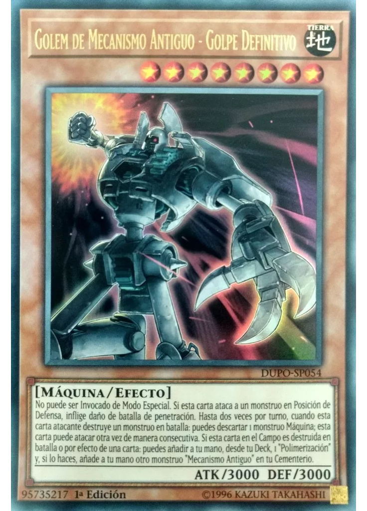 Golem de Mecanismo Antiguo - Golpe Definitivo